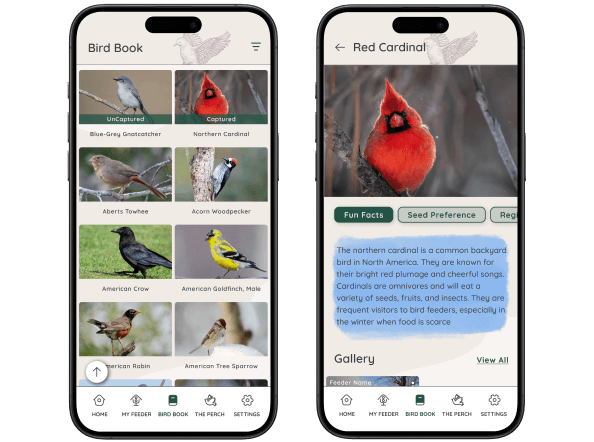 FeatherSnap bird visitor Life Book